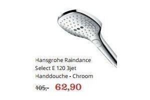 hansgrohe raindance select e 120 3jet