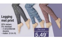 legging met print