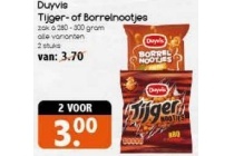 duyvis tijger of borrelnootjes