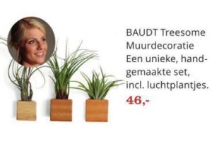 baudt treesome muurdecoratie