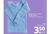baby thermo shirt lange mouw