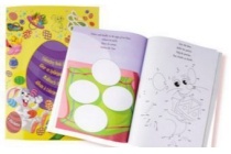 kleur en spelletjesboek
