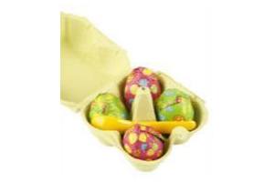 easter eggs cream filled