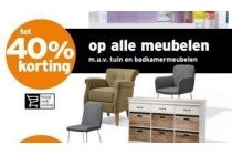 40 korting op alle meubelen