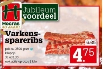 varkens spareribs