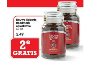 douwe egberts roodmerk oploskoffie