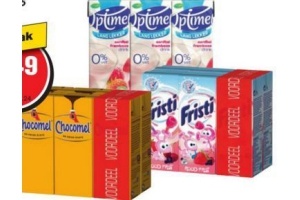 campina optimel lang lekker chocomel of fristi mini