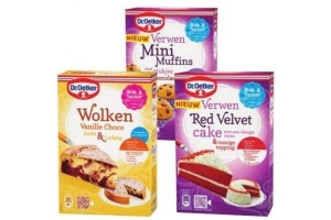 dr oetker bakmix verwen of wolken