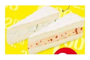 coop gevulde brie met bieslook of sweet pepper