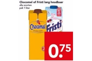 chocomel of fristi lang houdbaar