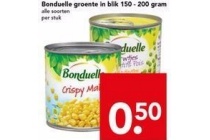 bonduelle groente in blik 150 200 gram