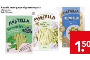 pastella verse pasta of groentenpasta