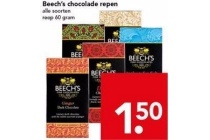 beech s chocolade repen
