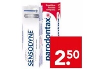 sensodyne of parodontax tandpasta