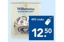 wilhelmina pepermunt dispenser