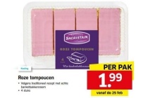 roze tompoucen