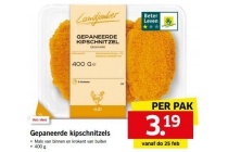 gepaneerde kipschnitzels