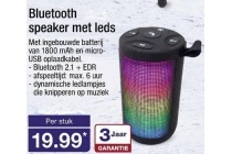 bluetooth speaker met leds