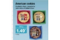 american cookies voor 1 49 per 200 gram