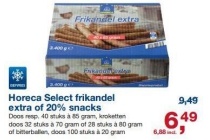 horeca select frikandel extra of 20 snacks