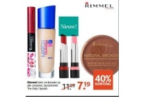 rimmel teint en lipmake up