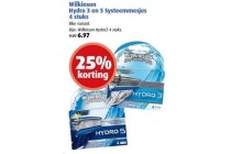 hydro 3 en 5 systeemmesjes 4 stuks