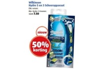 wilkinson hydro 5 en 3 scheerapparaat