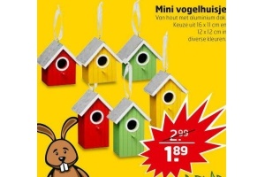 mini vogelhuisje