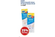 scholl velvet smooth cr en egrave me 60 ml en serum 30 ml