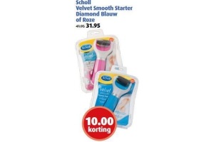 scholl velvet smooth starter diamond blauw of roze