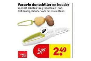 vacuvin dunschiller en houder voor en euro 2 49