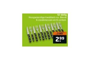 steakbestek 12 delig