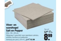 vloer en wandtegel salt en pepper