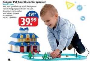 robocar poli hoofdkwartier speelset voor en euro 39 99