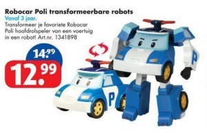 robocar poli transformeerbare robots voor en euro 12 99