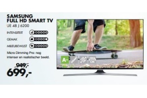 samsung full hd smart tv ue 48 j 6200