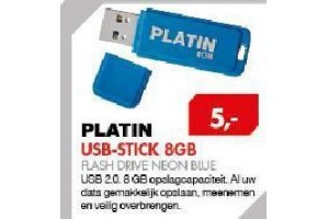 platin usb stick 8 gb