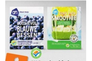 ah doosje vol fruit en basis voor smoothie