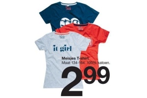 meisjes t shirt