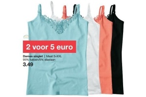 dames singlet