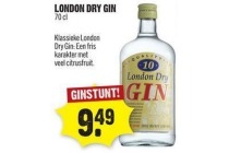 london dry gin