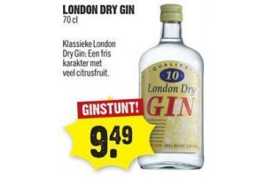 london dry gin