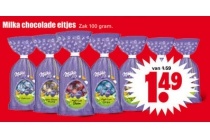 milka chocolade eitjes