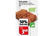 lente gehakt