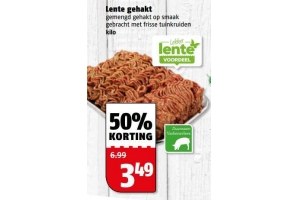 lente gehakt