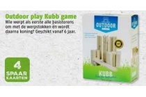 outdoor play kubb game