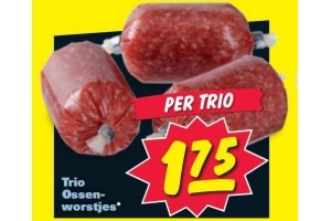 trio ossenworstjes