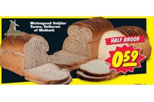 molengoud snijder tarwe volkoren of melkwit