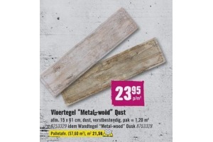 vloertegel metal wood dust