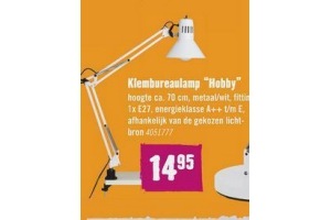 klembureaulamp hobby